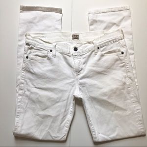 Citizens of Humanity white jeans Ava straight leg